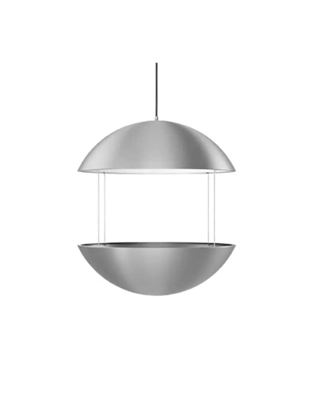Poul Cadovius for DK3. Pendant model Flower, steel-coloured
