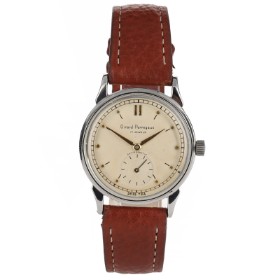 Girard-Perregaux 'Antimagnetic'. Vintage men's watch in steel with light dial, approx. The 1950s