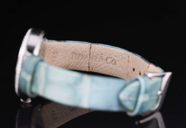 Tiffany & Co. 'Metro'. Ladies' steel wristwatch with diamonds