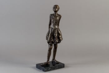 Balletpige i bronze