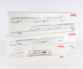 Märklin 40300+42168+42169 HO: Elektrisk lokomotiv Serie 460 samt togvognssæt (3)