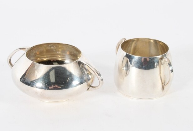 A. F. Rasmussen. Coffee service made of sterling silver (3)