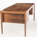 Erik Severin Risager-Hansen. Freestanding rosewood desk, model '66'