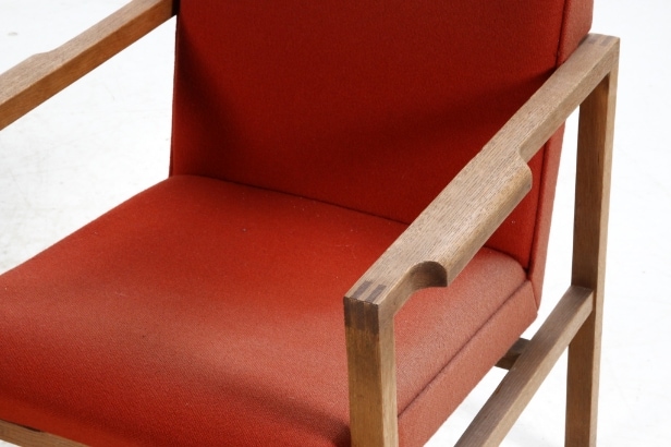 Søborg Furniture, attributed. Four armchairs, oak (4)