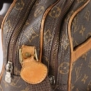 Louis Vuitton. 'Reporter' cross-body shoulder bag in Monogram Canvas