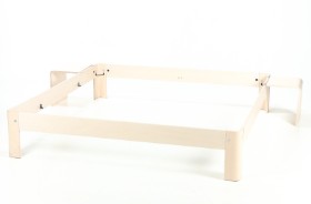 Auping: Auronde bed frame with integrated bedside tables