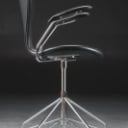Arne Jacobsen. Kontorstol model 3217, sort læder