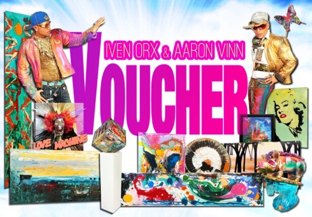 Einkaufsgutschein für 1 Kunstwerk von Iven Orx &  Aaron Vinn