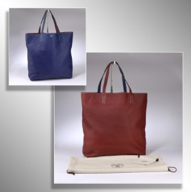 Hermes 'Double Sens 50 - Maxi', shopping tote/ vendbar skuldertaske af læder, limited edition