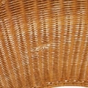 A set of five cantilever chairs made of painted iron and wicker, 1950s (5)