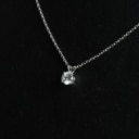 Diamanthalskæde af 14 kt. hvidguld, 0,55 ct. (Lab fremstillet)* IGI certificeret