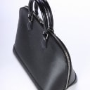 Louis Vuitton: An 'Alma' PM bag of black Epi leather. 2007.