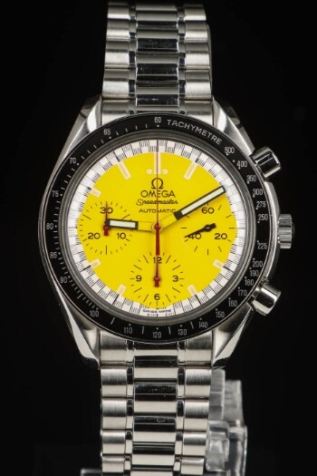 Omega Speedmaster Reduced Michael Schumacher. Herrearmbåndsur i stål