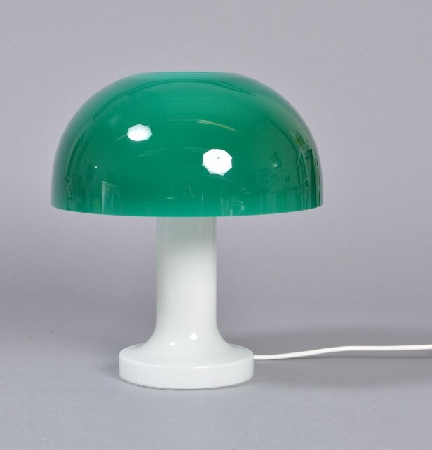 Bordlampe, Kastrup Holmegaard Glasværk, Parasol af Michael Bang 