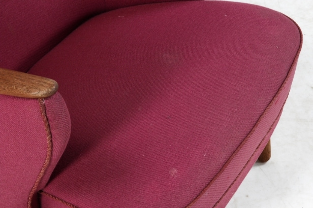 Danish furniture manufacturer. High and low-backed armchair, 1950s (2)