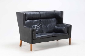 Børge Mogensen (1914-1972) for Fredericia Chair Factory: Two-person. Compartment sofa, model 2192