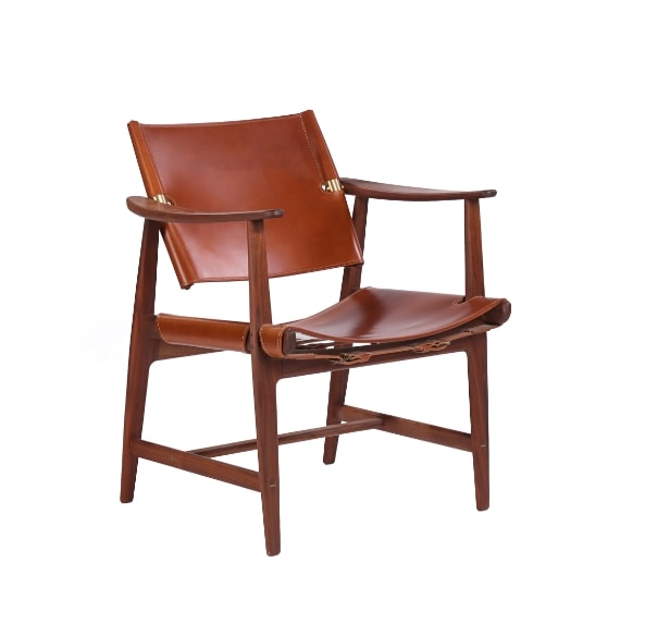 Børge Mogensen. 'Hunter's chair' of oiled walnut, model BM1106