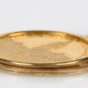 Samling mønter: Tysk guld-dukat, Langen Hessen, DK Jubilæumsmønter, Medaljon Chr, Ix mfl. (16)