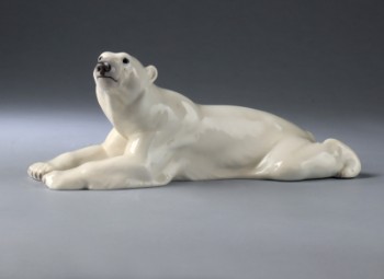 Royal Copenhagen. Polar bear no. 1250, 1st black