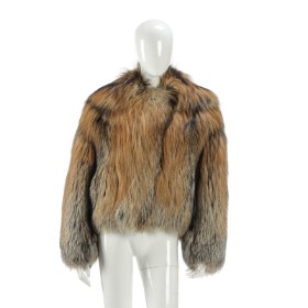 6801 - Jørgen Simonsen for Kopenhagen Fur. Fox jacket. str. 36