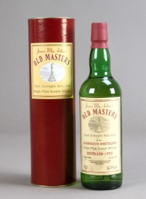 1 flaske James Mac Arthurs Old Masters, Bladnoch Cask Strenght Selection 1992-2004 56,1%