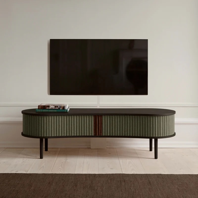 Jonas Søndergaard for Umage. Low sideboard / TV bench, model Audacious, black-lacquered oak, unused