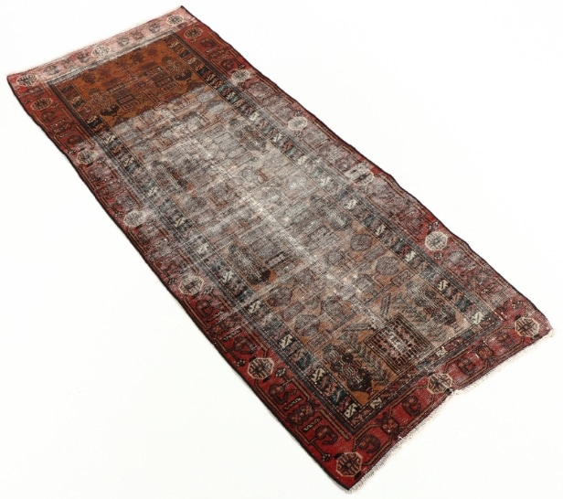 Persian vintage carpet. 94x220 cm
