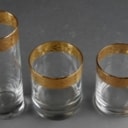 Italienske glas med guldkant (51)