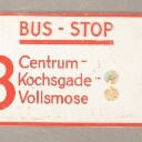 Metalskilte, busskilte. (5)