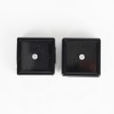 To uindfattede brillantslebne diamanter, 0.53 ct. (2)
