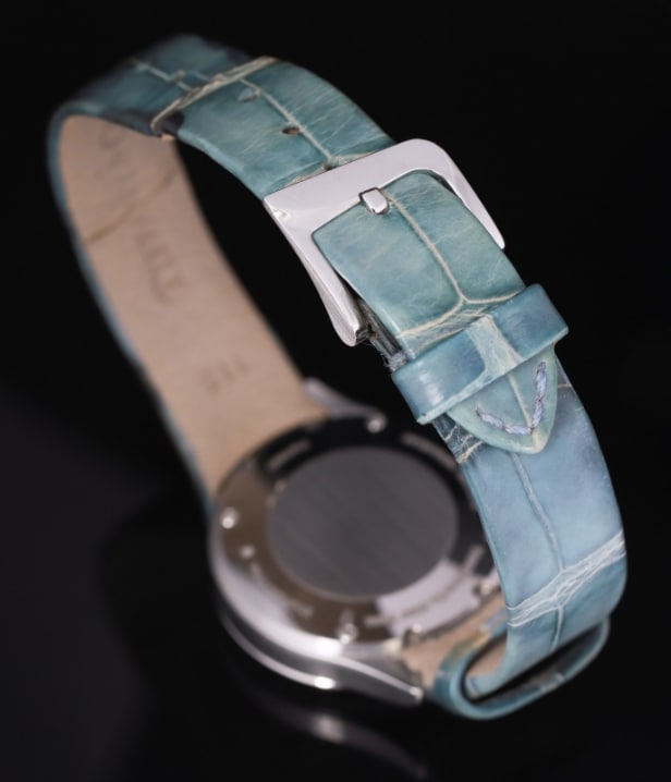 Tiffany & Co. 'Metro'. Ladies' steel wristwatch with diamonds