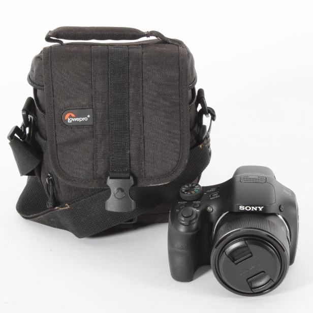 Sony HD AVCHD digitalt spejlreflekskamera med taske (2)