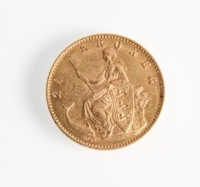 Danmark. 20 kroner guld 1890, Christian IX