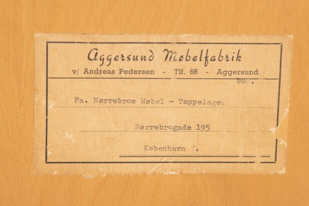 Aggersund Møbelfabrik. Kommode af teak. 1960'erne.