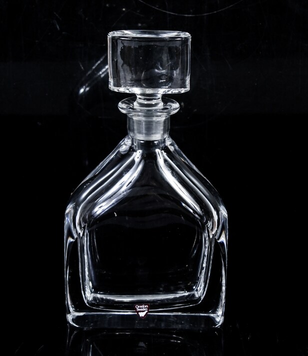 Karaff samt glas, Orrefors, bl.a. Ingeborg Lundin (7)
