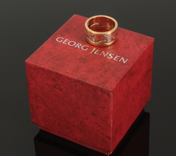Georg Jensen Fusionsring udført af 18 kt. guld Denne vare er sat til omsalg under nyt varenummer 5116237