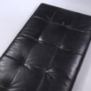 Poul Kjærholm. Madras til PK-80 Daybed betrukket med sort læder.
