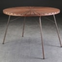 'Marguerit' havebord samt fire stole, teaktræ, 1960'erne (5) Denne vare er sat til omsalg under nyt varenummer 5344145