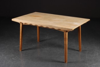 Henry Kjærnulf for EG Kvalitetsmøbel. Rektangulært spisebord af egetræ, 1960erne