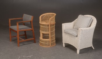 Ubekendt møbelproducent. Tre stole (3)