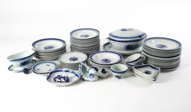 Aluminia / Royal Copenhagen. Tranquebar dinnerware etc.,