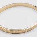 Vintage armring af 14 kt guld med indskudslås