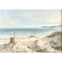 Evelyn Thorbjørn. Beach motif from Løkken w/ boat. (cd)