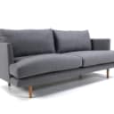 153010 - Wendelbo. 2.5-seater sofa, model 056, grey upholstery fabric