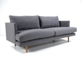 Wendelbo. 2,5-pers. sofa, model 056, gråt møbelstof