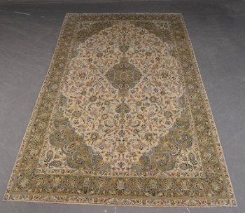 Persisk Keshan tæppe, 345 x 207 cm.