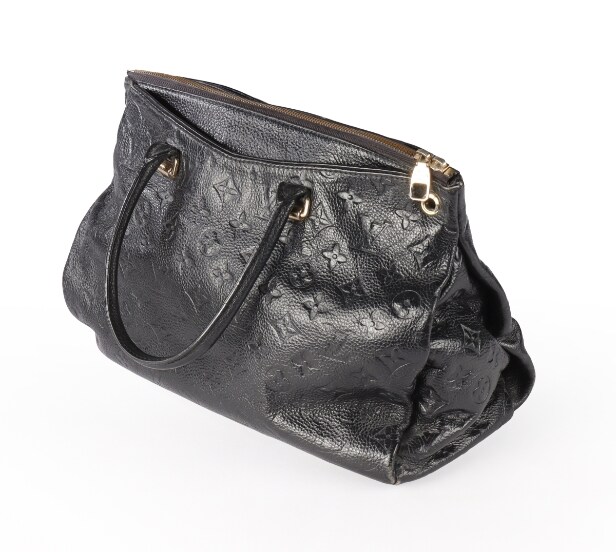 Louis Vuitton. 'Pallas' handbag in black Monogram leather
