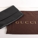 Gucci. Herre taske, sort læder Denne vare er sat til omsalg under nyt varenummer 4614335