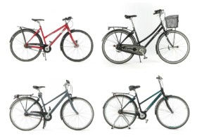 7822, 7821, 7819, 7818 - Samling cykler (4)