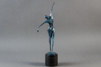 Milo, efter. Skulptur af patineret bronze